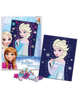 Креативен комплект Starpak Frozen - Рисуване с пайети