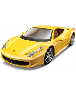 Метална кола за сглобяване Maisto All Stars – Ferrari  458 Italia, Мащаб 1:24