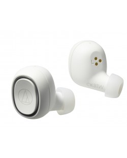 Безжични слушалки с микрофон Audio-Technica - ATH-CK3TW, бели