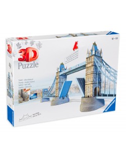 3D пъзел Ravensburger от 216 части - Тауър Бридж, Лондон