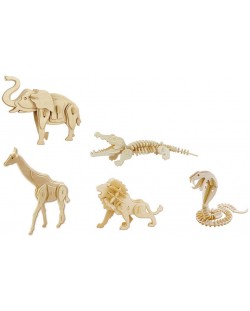 3D пъзел Eichhorn  - Животни от Сафари, асортимент