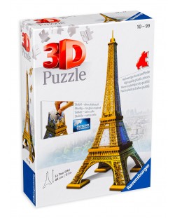 3D Пъзел Ravensburger от 216 части - Айфеловата кула
