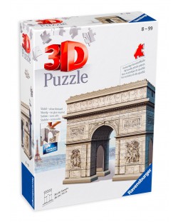 3D пъзел Ravensburger от 216 части - Триумфалната арка