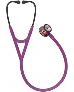 3M Littmann Cardiology IV Стетоскоп, Plum, Rainbow-Finish, Violet Stem