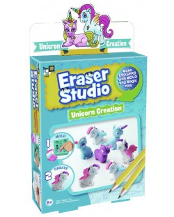 Творчески комплект Beluga Eraser Studio - Гумички Еднорози