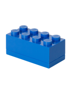Синя кутия за съхранение на конструктори - 4.5 х 9 х 4.5 cm