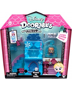 Игрален комплект Doorables - Замък с мини кукла, асортимент