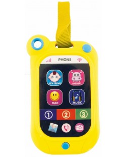 Бебешка играчка Bieco - Телефон, със звук и светлина