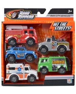 Детска играчка Toy State - Работни коли в града, 5 броя в комплект
