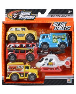 Детска играчка Toy State - Работни коли в града, 5 броя в комплект