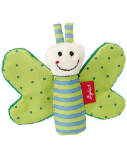 Бебешка играчка Sigikid Grasp Toy – Зелена пеперуда, 9 cm