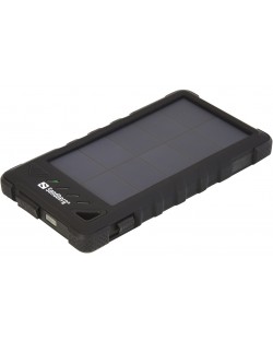 Портативна батерия Sandberg - Solar, 8000 mAh, черна