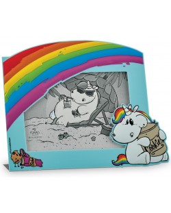 Рамка за снимка Bullyland Chubby Unicorn - Чъби, синя