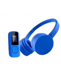 Комплект слушалки и плейър Energy Sistem - Music Pack, син