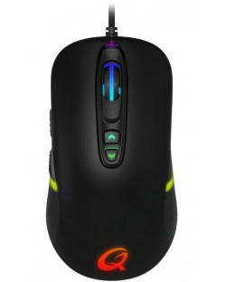 Гейминг мишка Qpad - DX30, оптична, черна (разопакована)