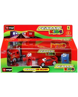 Ferrari Kids - Детско автомобилче с транспортьор