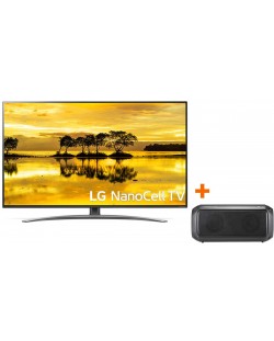 Смарт Телевизор LG 49SM9000 - 49", 4K, Nano Cell, LED, сив