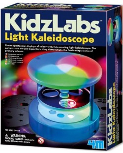 Творчески комплект 4M KidzLabs - Направи си сам, светлинен калейдоскоп
