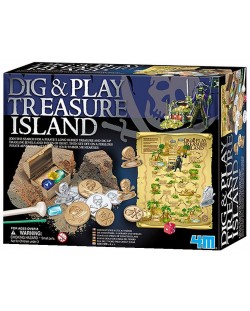 Детска игра 4M - Разкопай и играй, Островът на съкровищата