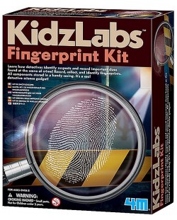 Творчески комплект 4M KidzLabs - Снемане на пръстови отпечатъци