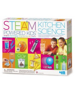 Творчески комплект 4M Steam Powered Kids - Направи си сам, Експерименти в кухнята