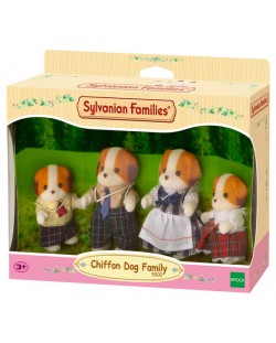 Комплект фигурки Sylvanian Families - Семейство кученца, Chiffon
