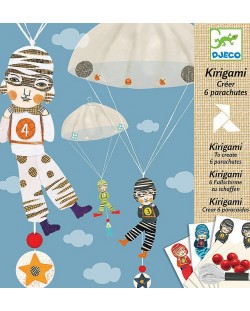Творчески комплект за киригами Djeco - Момчешки отбор