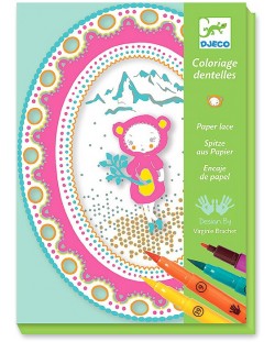 Творчески комплект за оцветяване Djeco - Little bear
