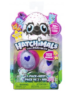Комплект от колекция Hatchimals на Spin Master – 2 яйца и гнездо