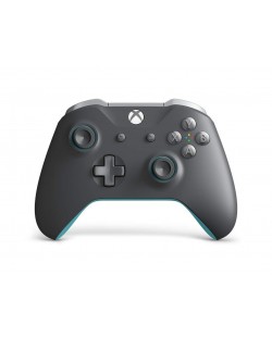 Microsoft Xbox One Wireless Controller - Grey and Blue