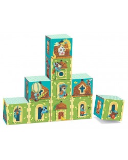 Образователни кубчета Djeco - Замък