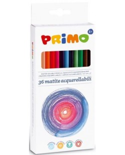 Акварелни моливи Primo - 36 цвята, триъгълни