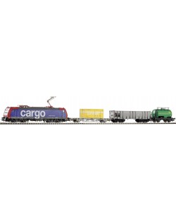 Товарен влак Piko - BR 185 Cargo, електрически (57187)