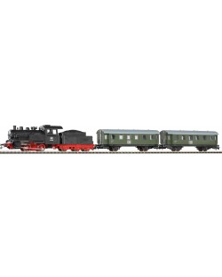 Влак Piko - С парен локомотив и два пътнически вагона (97910)