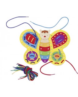 Дървена пеперуда Goki - Научи се да шиеш дрехи