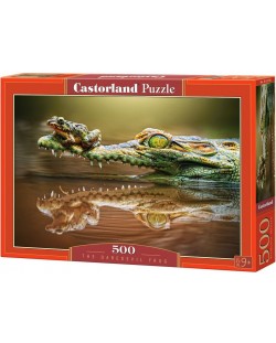 Пъзел Castorland от 500 части - Смела жаба