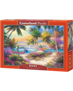 Пъзел Castorland от 1000 части - Островът на палмите, Чък Пинсън