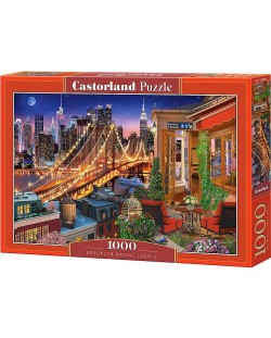 Пъзел Castorland от 1000 части - Светлините на Бруклинския мост