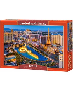 Пъзел Castorland от 1500 части - Невероятният Лас Вегас