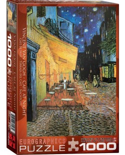 Пъзел Eurographics от 1000 части – Кафе тераса през нощта, Винсент ван Гог