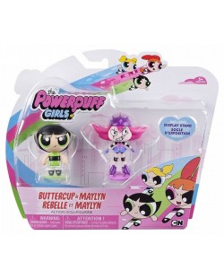 Комплект от две екшън фигури Spin Master, Powerpuff Girls – Buttercup и Maylyn