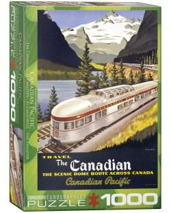 Пъзел Eurographics от 1000 части – Железниците на Канадският Пасифик,Канадецът