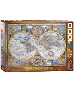 Пъзел Eurographics от 1000 части – Нова и по-точна карта на света, Джон Спийд