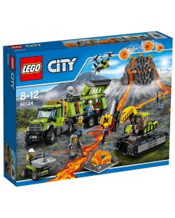 Конструктор Lego City Volcano Explorers - База на изследователите на вулкани (60124)