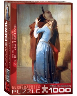 Пъзел Eurographics от 1000 части – Целувката, Франческо Айец