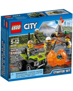 Конструктор Lego City Volcano Explorers - Стартов комплект – Изследователи на вулкани (60120)