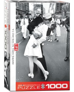 Пъзел Eurographics от 1000 части - Целувка за Деня на победата над Япония