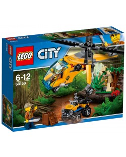Конструктор Lego City – Джунгла – товарен хеликоптер (60158)