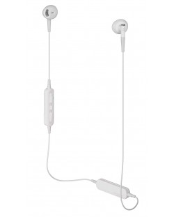 Безжични слушалки с микрофон Audio-Technica - ATH-C200BT, бели