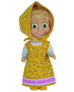 Кукла Simba Toys - Маша с жълта рокля